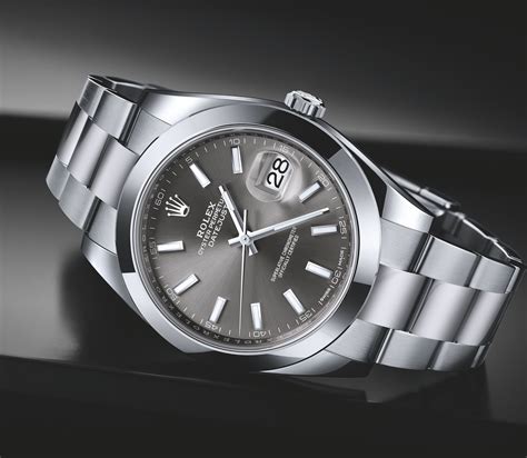 rolex datejust 41 oystersteel rhodium men's prezzo|rolex datejust 41 smooth bezel.